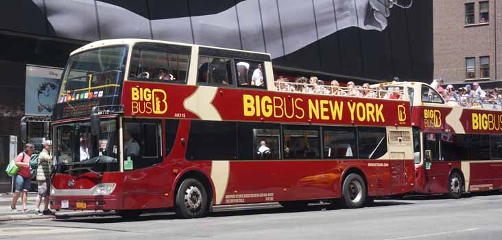 Big Bus New York Anhui Ankai AK115